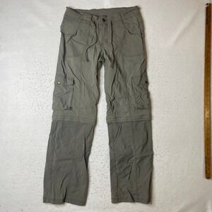 Vintage Prana Women's Size 6 Convertable Cargo Pants Zip Off Legs Outdoor Hiking